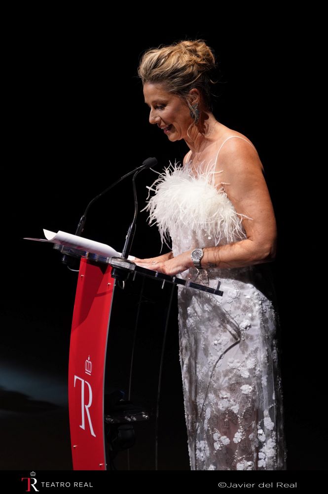 Anne Igartiburu, presentadora de la Gala. © Javier del Real | Teatro Real