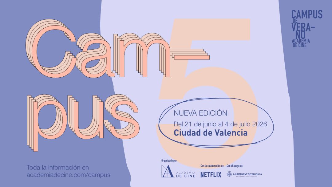 Cartel anunciador Campus de Verano Academia de Cine