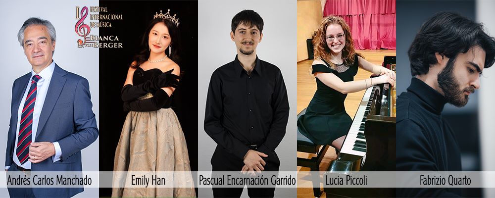 Intepretes en el Festival Internacional de Música Bianca L. Von Berger