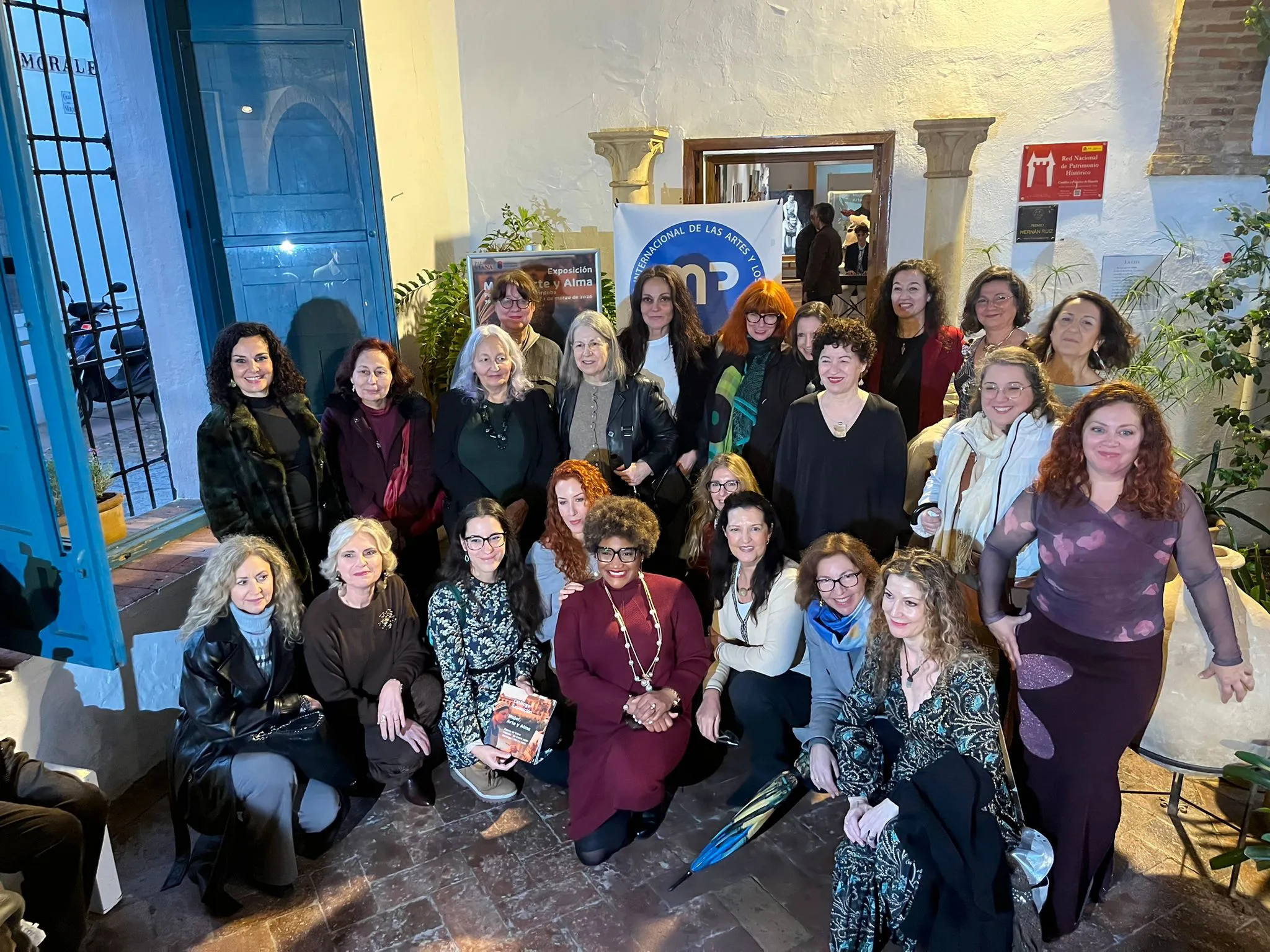 Artistas en la exposición