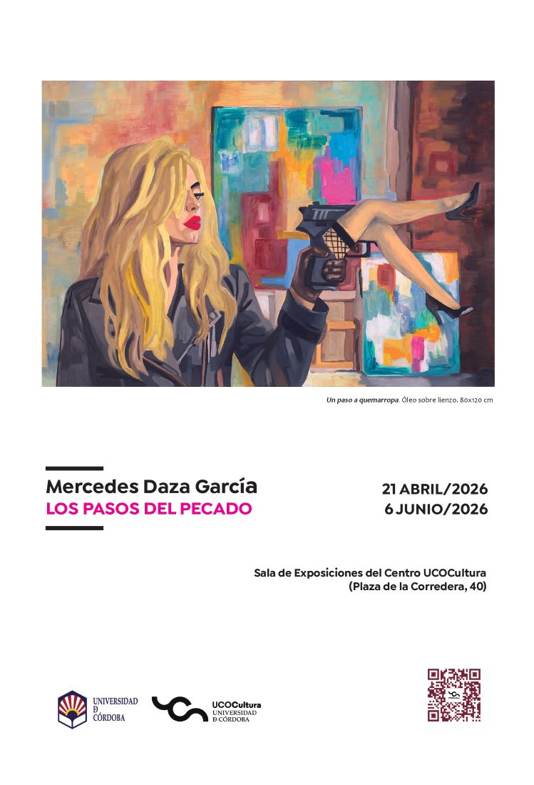 Cartel Exposicion Mercedes Daza
