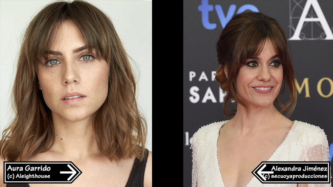 Aura Garrido y Alexandra Jimenez protagonistas de El Inocente. thriller.