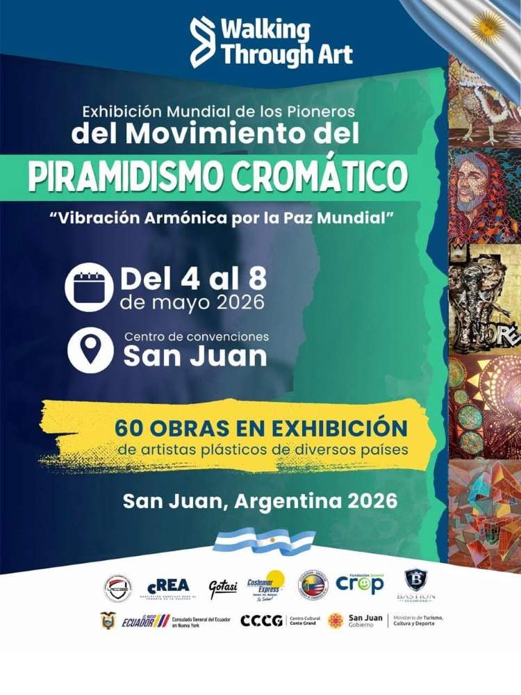 Piramidismo Cromatico en San Juan. Colabora cREA.