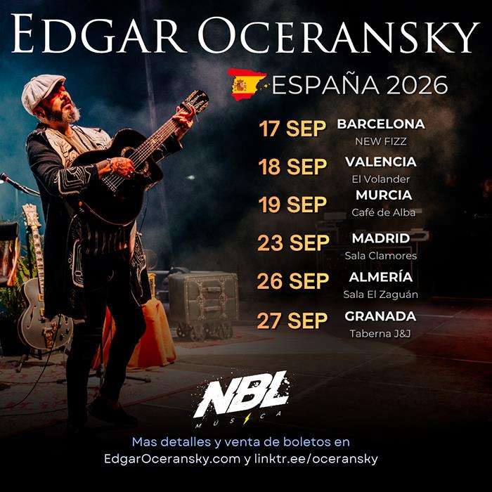 Edgar Oceransky. Gira.