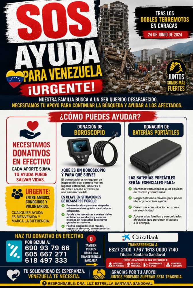 SOS Venezuela.