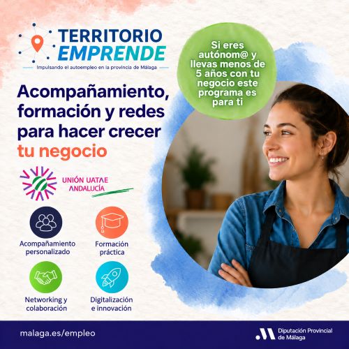 Cartel Territorio Emprende Málaga