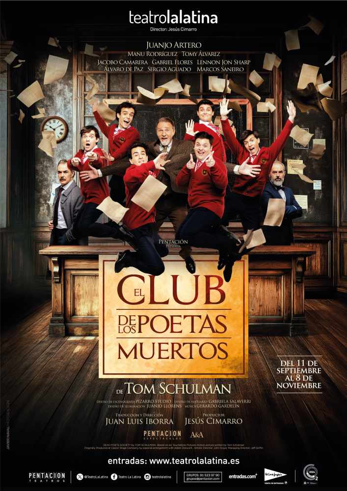 El Club de los Poetas Muertos. La Latina. Cartel.