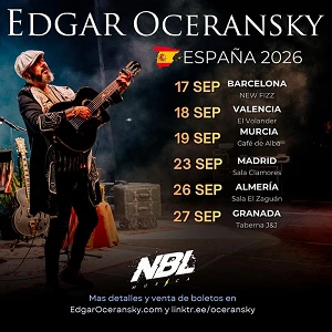 Edgar Oceransky. Gira.