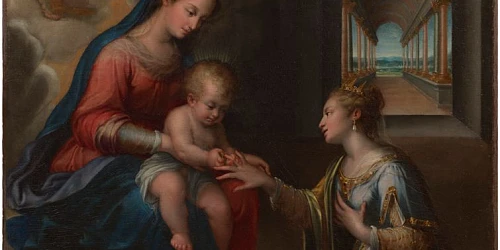 Lavinia Fontana, The Mystic Marriage of Saint Catherine of Alexandria, 1607. Photo: Cecilia Heisser/NationalmuseumSweden