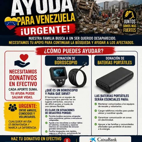 SOS Venezuela.