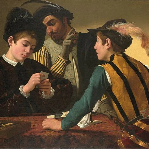 Jugadores de cartas. Caravaggio